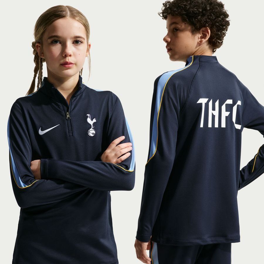 Tottenham Training Shirt Dri-FIT Strike Drill - Obsidian/Light Blue/White Kids-League Fan Gear